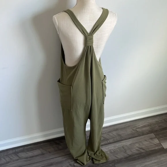 Olive Green Jumpsuit NWOT - Picture 8 of 13